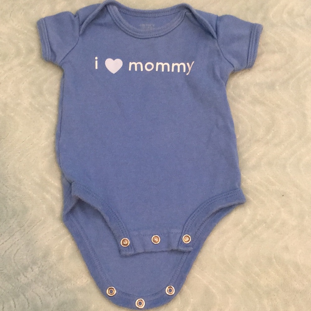 Newborn bodysuit blue